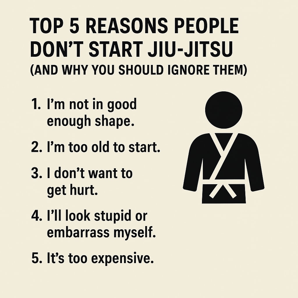 Top 5 Reasons People Don’t Start Jiu Jitsu | Legion JJ